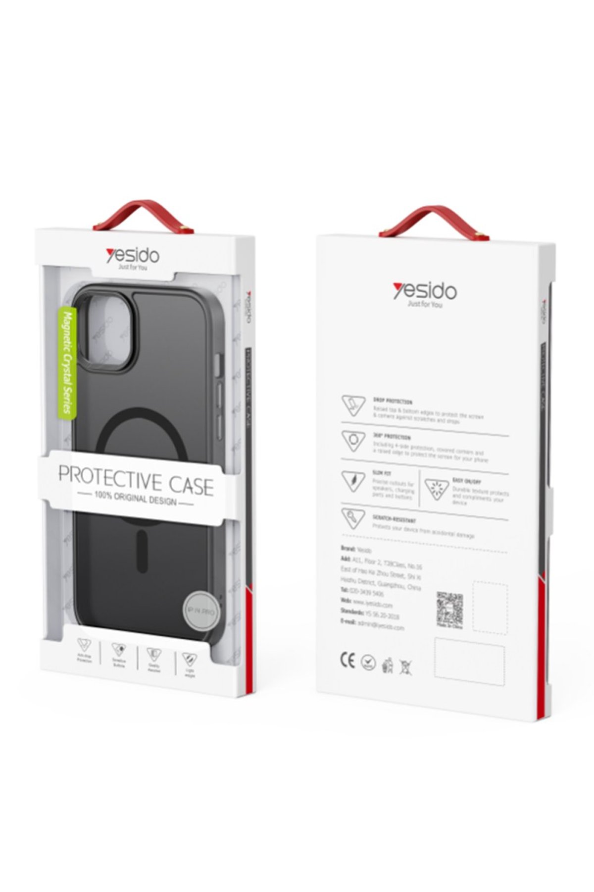 Yesido iPhone 16 Pro Max PC15 Razor Magsafe Standlı Kapak - Titan Gri