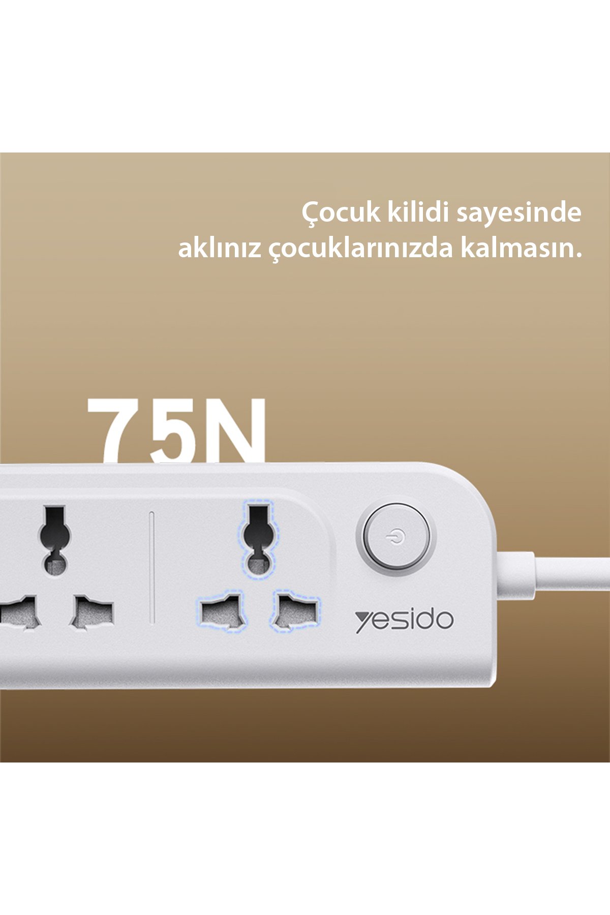 Yesido GS24 Type-C to Type-C 100W Dijital Ekranlı Dönüştürücü - Siyah