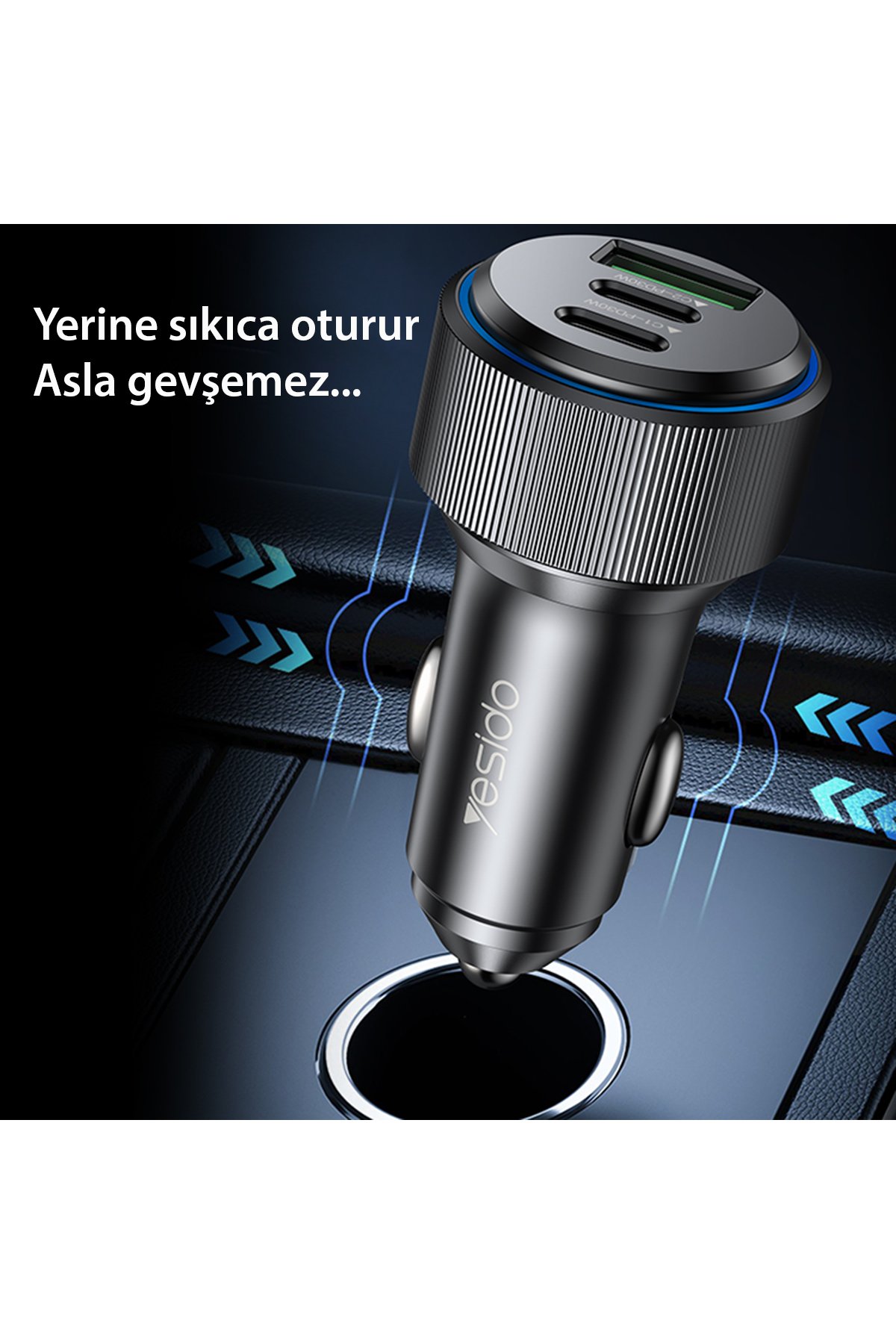 Yesido YH37 1.2M Lightning Bluetooth Kablolu Kulaklık - Beyaz