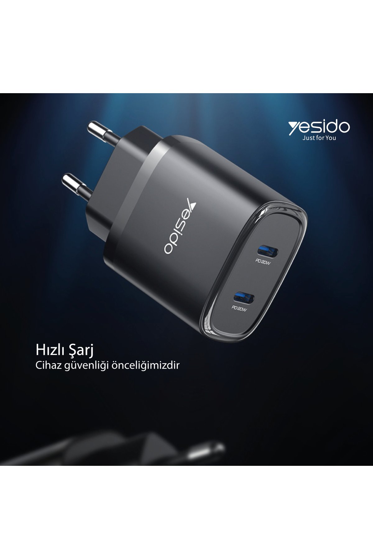 Yesido MC08 10in1 6 Adet Usb ve 4 Adet Priz Dönüştürücü 1.8M - Siyah