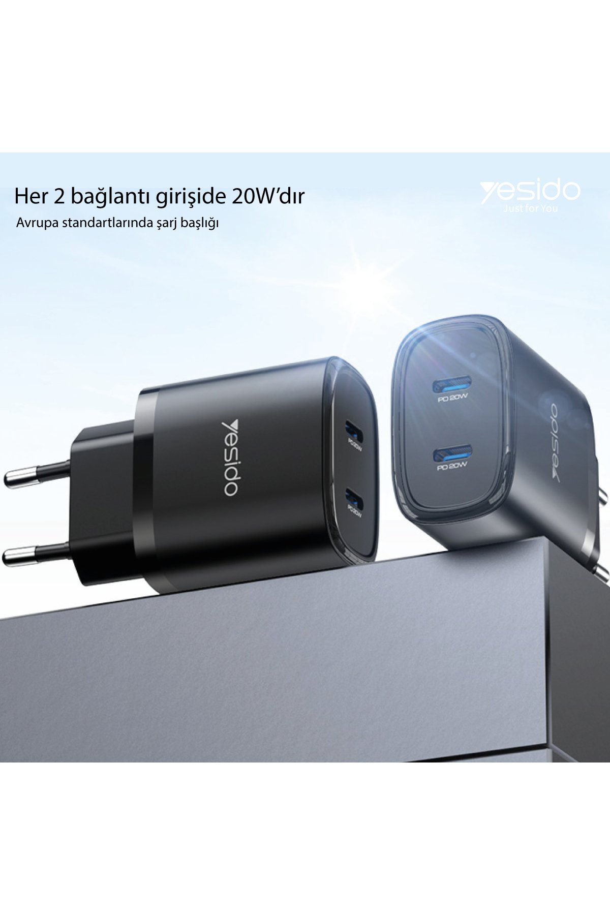 Yesido MC08 10in1 6 Adet Usb ve 4 Adet Priz Dönüştürücü 1.8M - Siyah