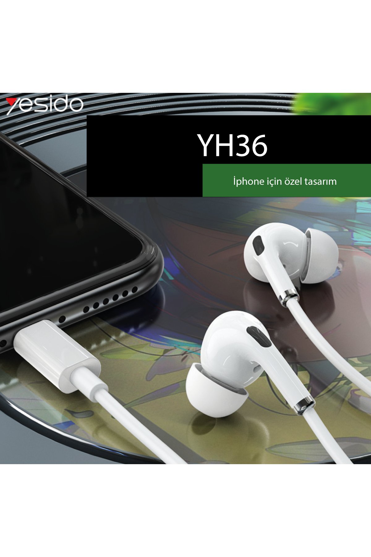 Yesido EP05 BT 5.2 Kafaüstü Bluetooth Kulaklık - Siyah