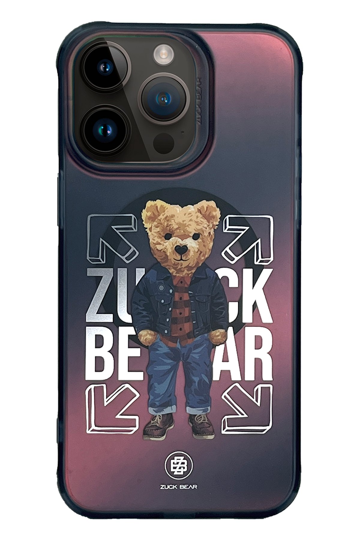 ZuckBear iPhone 15 Pro London Classic Kapak - Chelsea Swish