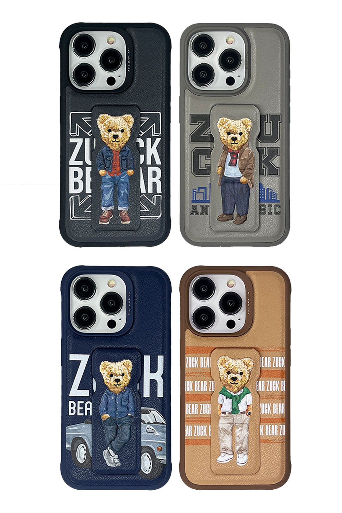 ZuckBear iPhone 15 Pro Paris Gentleman Kapak - Suit