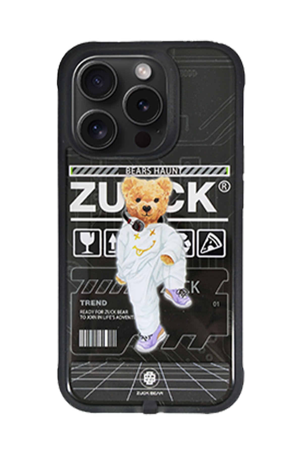 ZuckBear iPhone 15 Pro London Classic Kapak - Mayfair Swank