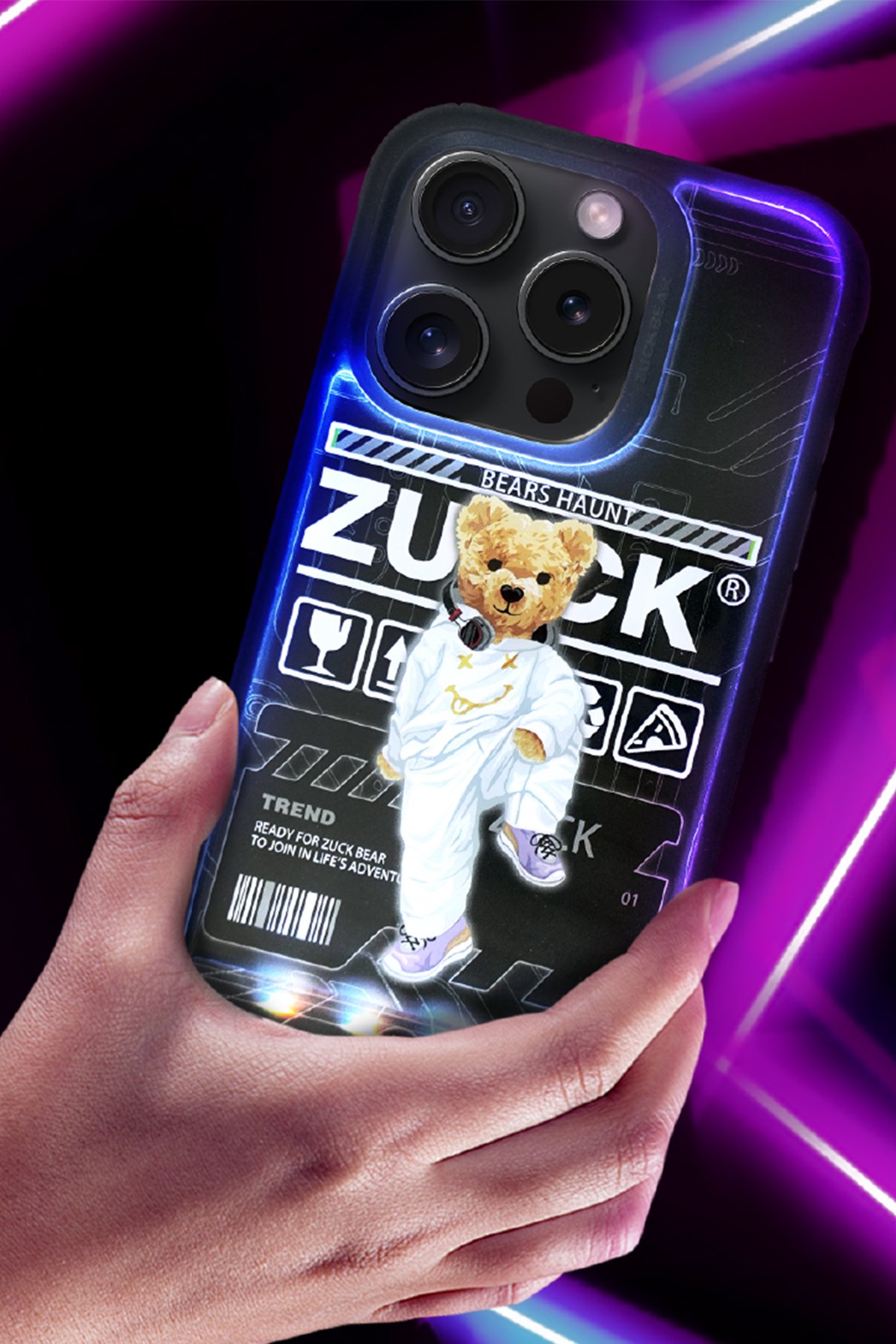 ZuckBear iPhone 15 Pro London Classic Kapak - Mayfair Swank