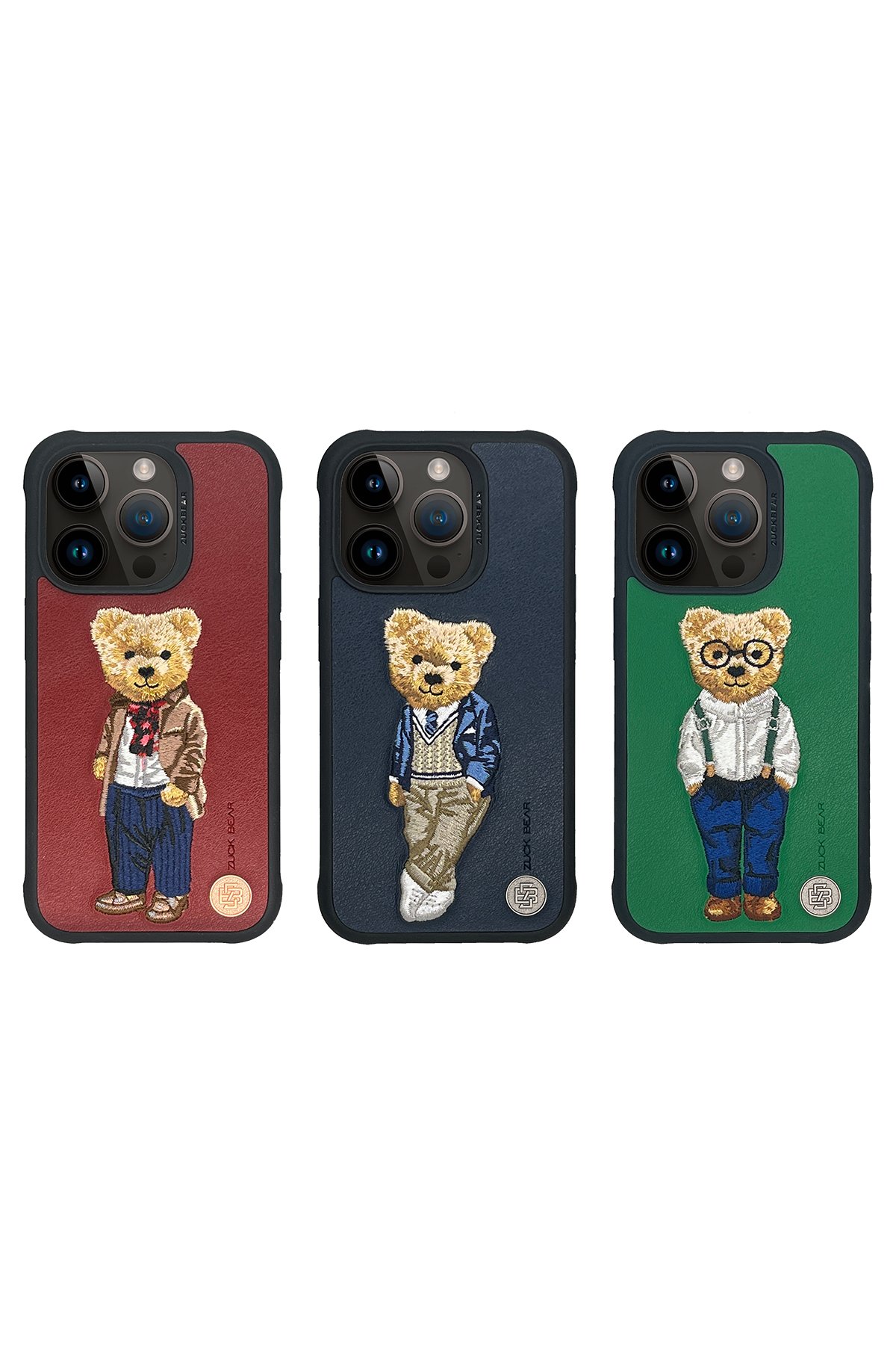 ZuckBear iPhone 15 Pro Paris Gentleman Kapak - Suit