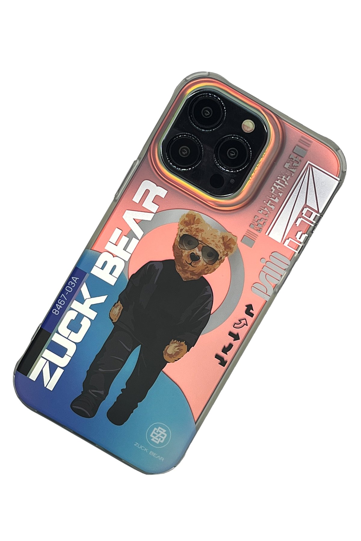 ZuckBear iPhone 15 Pro Max Claude Standlı Kapak - Kahverengi