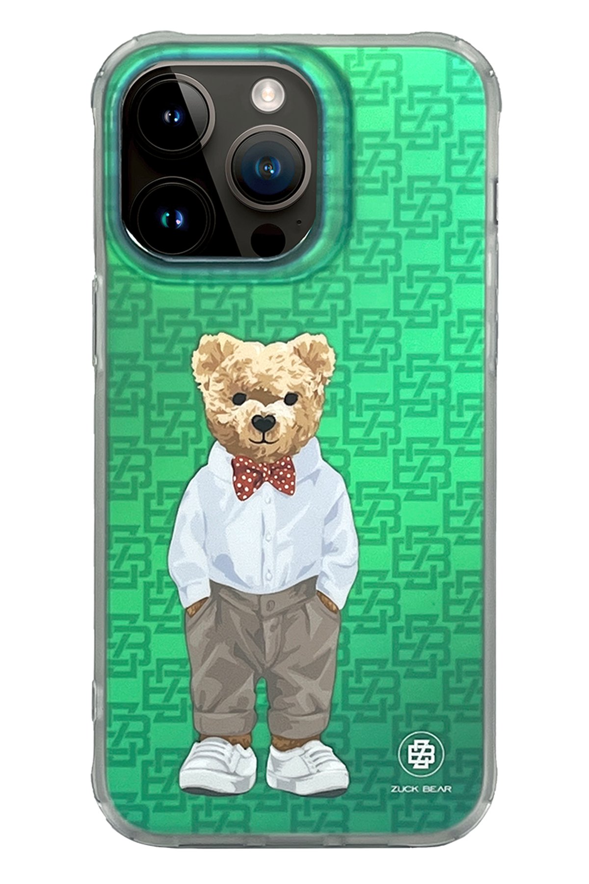 ZuckBear iPhone 15 Pro Max Claude Standlı Kapak - Lacivert