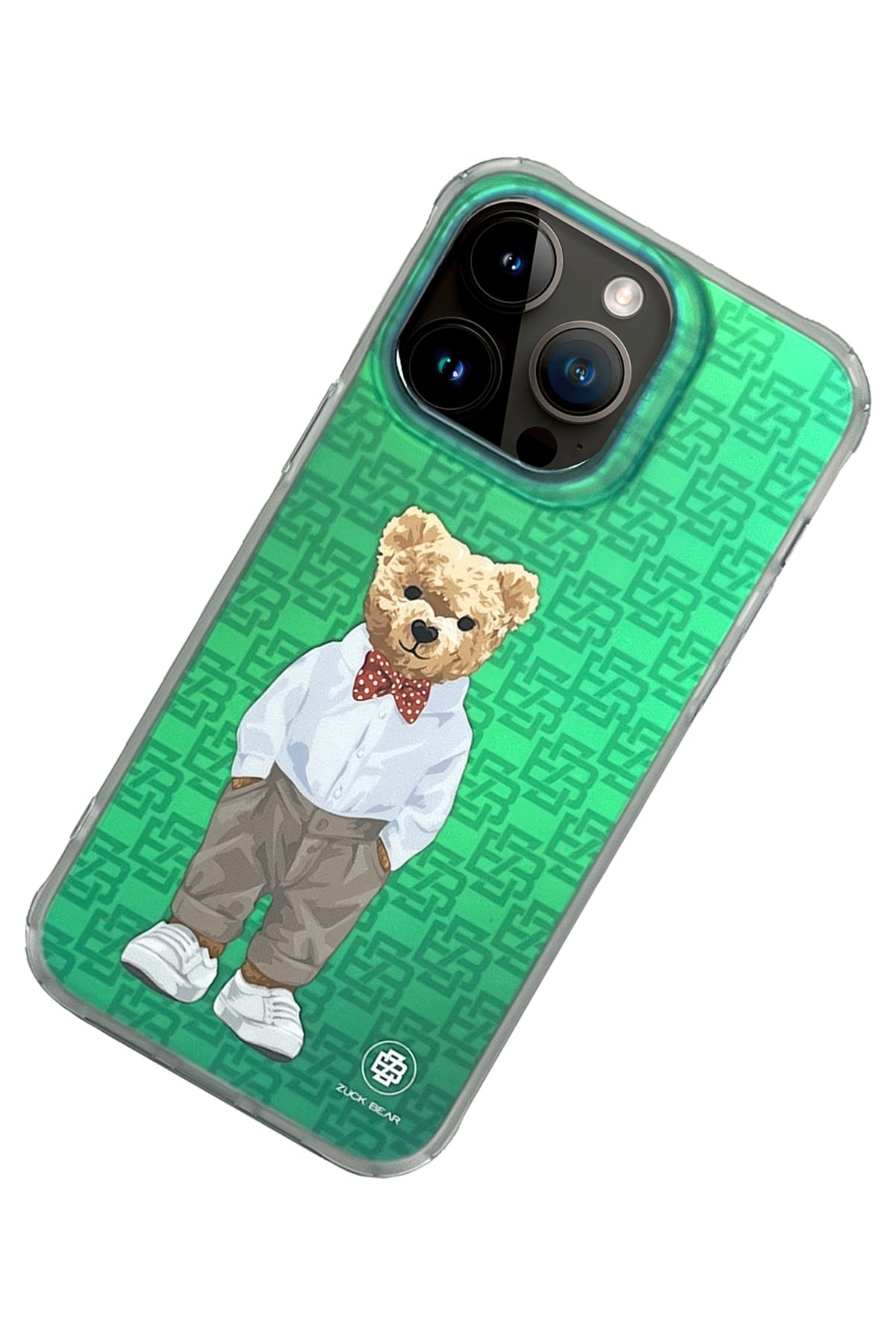 ZuckBear iPhone 15 Pro Max Claude Standlı Kapak - Lacivert