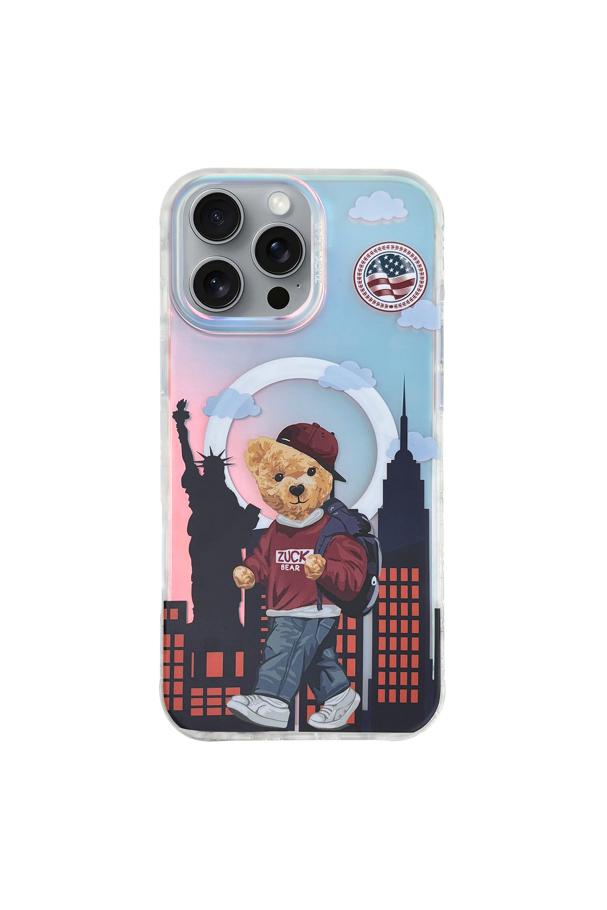 ZuckBear iPhone 16 Pro Darnell Frosted Laser Magsafe Kapak - London